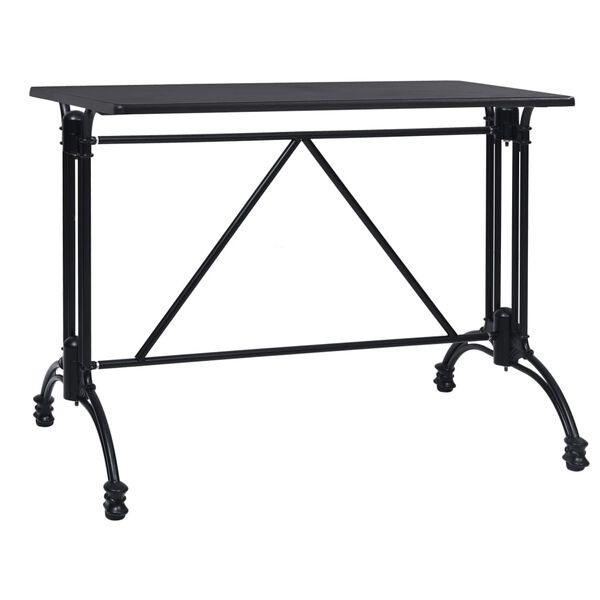 vidaXL Bistrotisch-Gestell Schwarz 93x60x72 cm Aluminiumguss