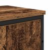 vidaXL Badezimmerm&ouml;bel-Set Wandmontiert 2 pcs Braun Holzwerkstoff