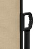 vidaXL Seitenmarkise Ausziehbar Beige 120x500 cm