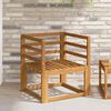 vidaXL Outdoor-Sofa Massivholz Akazie Natur