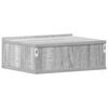 vidaXL H&auml;ngende Nachttische 2 Stk. Grau Sonoma 40x30x15 cm