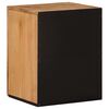 vidaXL Badezimmer H&auml;ngeschrank mit Speicher Natur 38 x 33,5 x 48 cm
