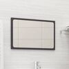 vidaXL Badspiegel Grau 60x1,5x37 cm Holzwerkstoff