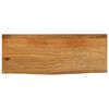 vidaXL Tischplatte mit Baumkante 70x40x2,5 cm Massivholz Mango