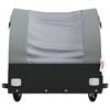 vidaXL Fahrradanh&auml;nger Schwarz und Grau 45 kg Eisen