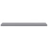vidaXL Schwebende Wandregale 4 Stk. Grau 120x23,5x3,8 cm MDF