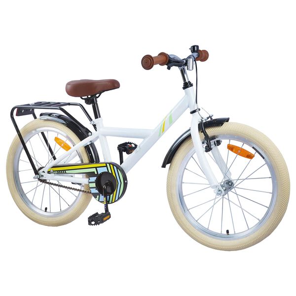 vidaXL Kinderfahrrad 20 Zoll f&uuml;r 6-11 Jahre alt Wei&szlig;