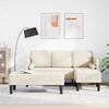 vidaXL Sofa Set mit Kissen 2 pcs Leinen Polyester