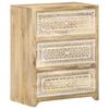 vidaXL Sideboard 60x35x75 cm Massivholz Mango