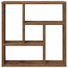 vidaXL Wandregal Altholz-Optik 45x16x45 cm Holzwerkstoff