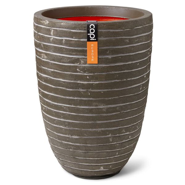 Capi Vase Nature Row Elegant Niedrig 46x58 cm Olivgr&uuml;n