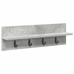 vidaXL Wandmontierter nachttisch Wandhalterung Beton Grau