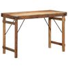 vidaXL Esstisch Braun 110 x 55 x 76 cm recyceltes Massivholz