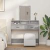 vidaXL Schminktisch Beton Grau 100 x 41 x 140 cm Holzwerkstoff