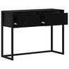 vidaXL Beistelltisch Schwarz Eichen-Optik 100 x 36 x 75 cm