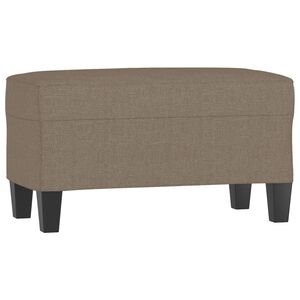 vidaXL Sitzbank Taupe 70x35x41 cm Stoff