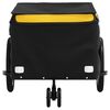 vidaXL Fahrradanh&auml;nger Schwarz und Gelb 30 kg Eisen