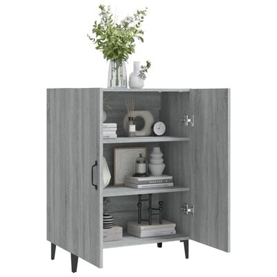 vidaXL Sideboard Grau Sonoma 70x34x90 cm Holzwerkstoff