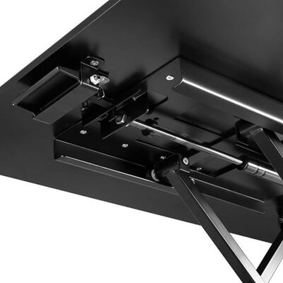 ErgoLine Sitz-Steh-Erhöhung Verstellbar Aluminium Schwarz