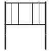 vidaXL Kopfteil Metall Schwarz 75 cm