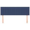 vidaXL Kopfteile 2 Stk. Blau 72x5x78/88 cm Stoff