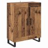 vidaXL Highboard Altholz 69,5 x 34 x 180 cm Holzwerkstoff