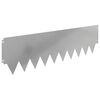vidaXL Raseneinfassung 20 pcs 103 x 30 cm Metall Silber