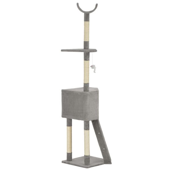 vidaXL Katzen-Kratzbaum Sisal Grau 180 cm