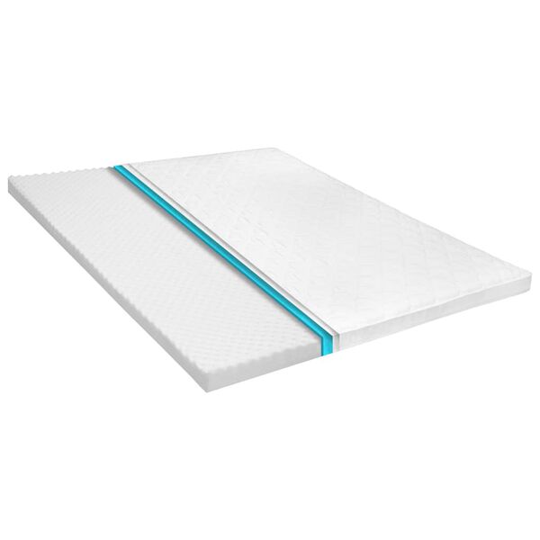 vidaXL Matratzenauflage 140 x 200 cm Kaltschaum Ei-Profil 6 cm