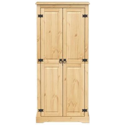 vidaXL Kleiderschrank Corona 76x50x170 cm Massivholz Kiefer