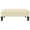 vidaXL Fu&szlig;hocker Creme 78x56x32 cm Kunstleder