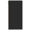 vidaXL H&auml;ngeschrank Riga Schwarz 40x29,5x60 cm Holzwerkstoff