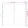 vidaXL Haustier-Barriere Ausziehbar Wei&szlig; 82,5x125 cm