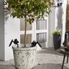 Luxform Intelligente Hybride LED-Garten-Solarleuchte Texas Schwarz
