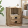 vidaXL Nachttisch 2 pcs Artisan-Eiche 36 x 43 x 60 cm Holzwerkstoff