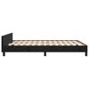 vidaXL Bettgestell ohne Matratze Schwarz 140x200 cm Samt