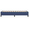 vidaXL Boxspringbettgestell Blau 100x200 cm Stoff