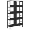 vidaXL B&uuml;cherregal Schwarz Eichen-Optik 82 x 32 x 144,5 cm