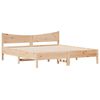 vidaXL Massivholzbett ohne Matratze 200x200 cm Kiefer