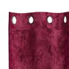 vidaXL Samtvorh&auml;nge mit Vorh&auml;ngen 2 pcs Weinrot 140 x 140 cm Samt