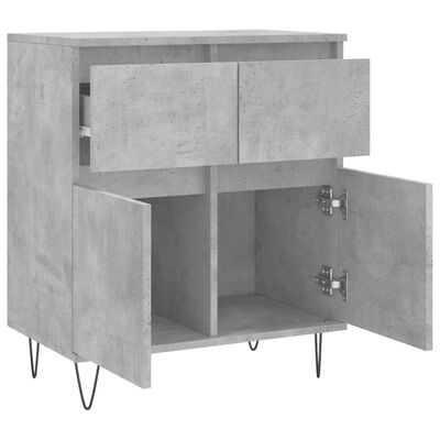 vidaXL Sideboard Betongrau 60x35x70 cm Holzwerkstoff