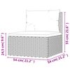vidaXL 6-tlg. Garten-Lounge-Set mit Kissen Schwarz Poly Rattan