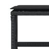 vidaXL 11-tlg. Garten-Essgruppe mit Kissen Schwarz Poly Rattan