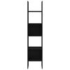 vidaXL B&uuml;cherregal Schwarz Eichen-Optik 40 x 35 x 180 cm Holzwerkstoff