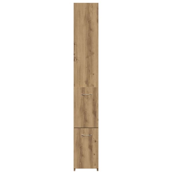 vidaXL Badschrank Artisan-Eiche 25x25x170 cm Holzwerkstoff