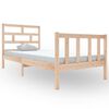 vidaXL Massivholzbett Kiefer 90x190 cm