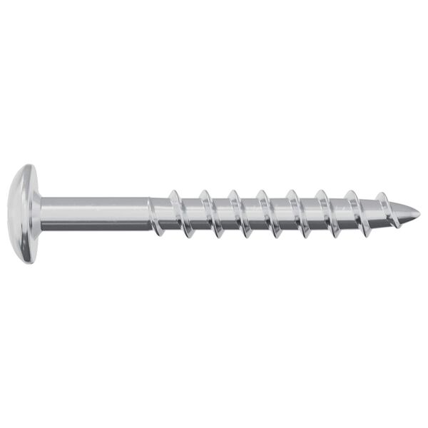 vidaXL Schraube 2 pcs Silber 9,8 x 35 mm Eisen