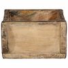 vidaXL Tablett Braun 30 x 15 x 9 cm Massives upgecyceltes Holz