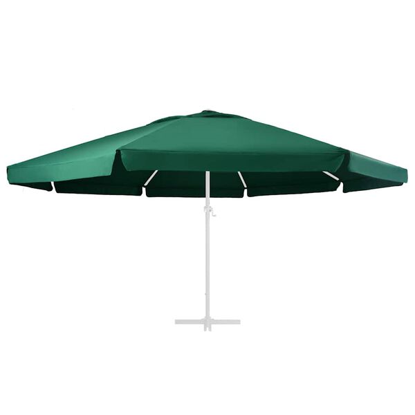 vidaXL Ersatzbezug f&uuml;r Sonnenschirm Gr&uuml;n 610 cm