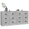 vidaXL Sideboards 2 Stk. Betongrau Holzwerkstoff
